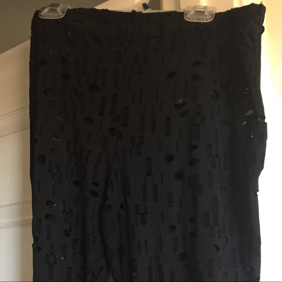 NWOT forever 21 faith 21 sexy cut out footless tights leggings - Picture 3 of 8